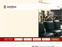 Tablet Screenshot of hotelmonacomdp.com.ar